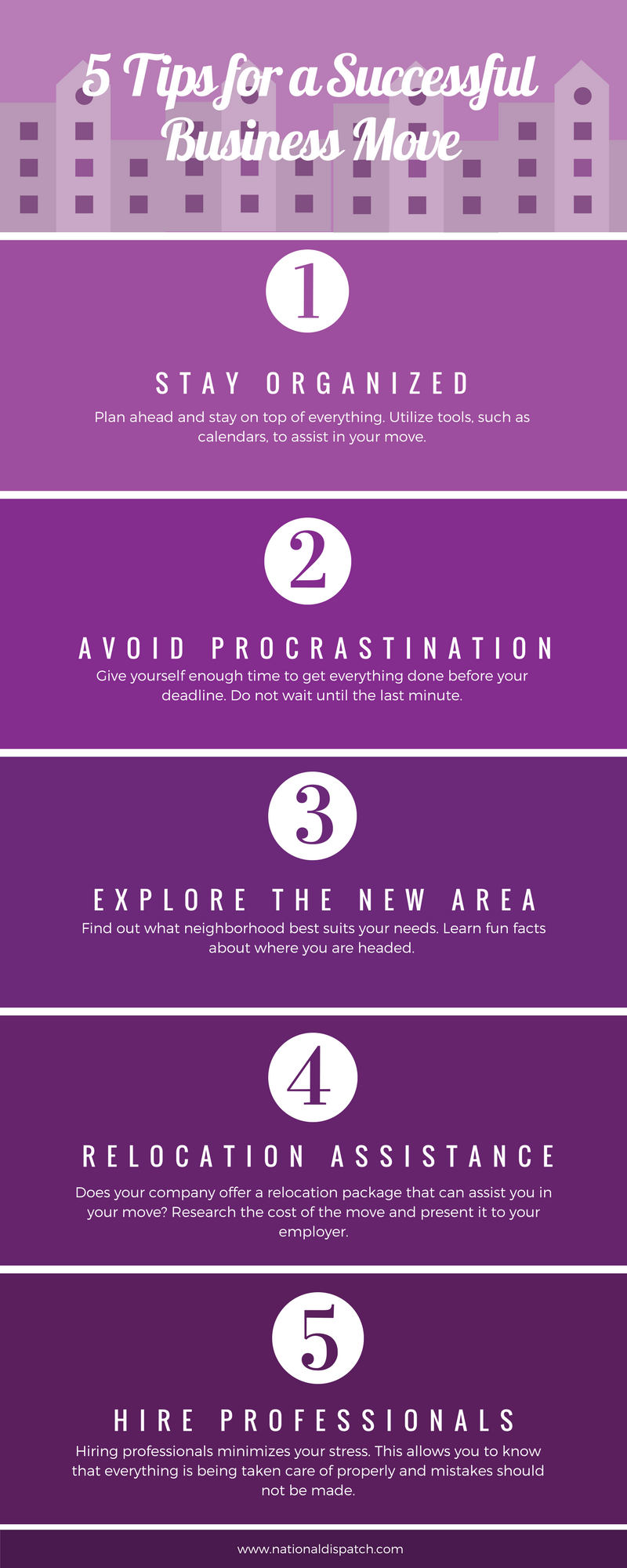 5 Tips for a Successful Business Move Infographic 