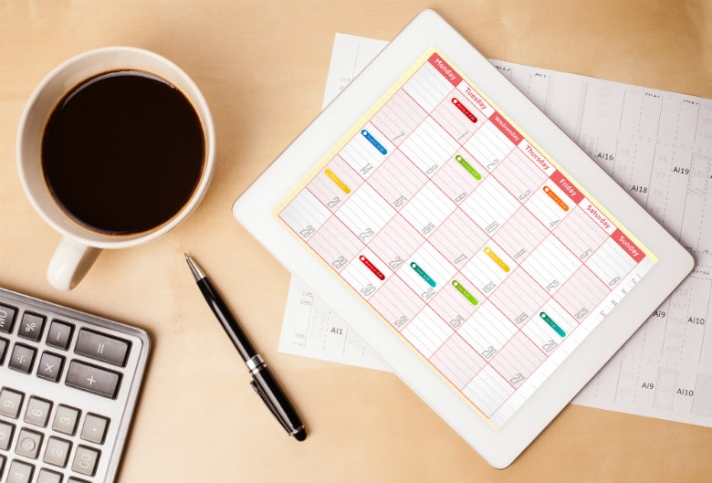 Coffee Cup with calendar 