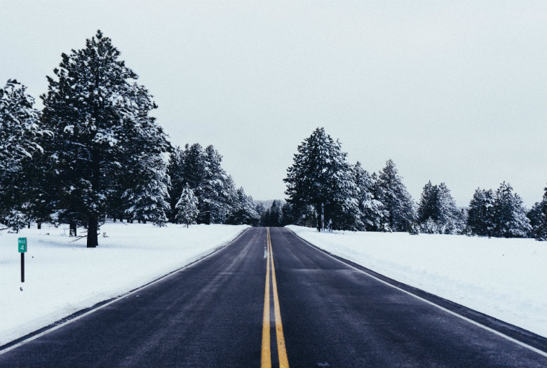 Snowy road