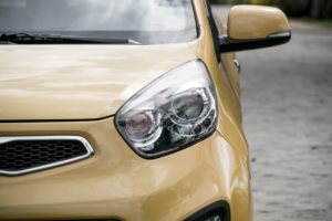 Yellow Car On Street