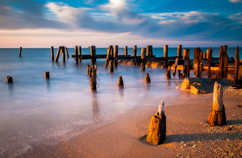 Delaware Bay at Sunset