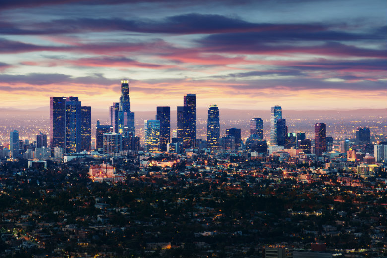 Los Angeles City Skyline