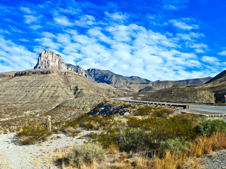 Scenic Road in New Mexico