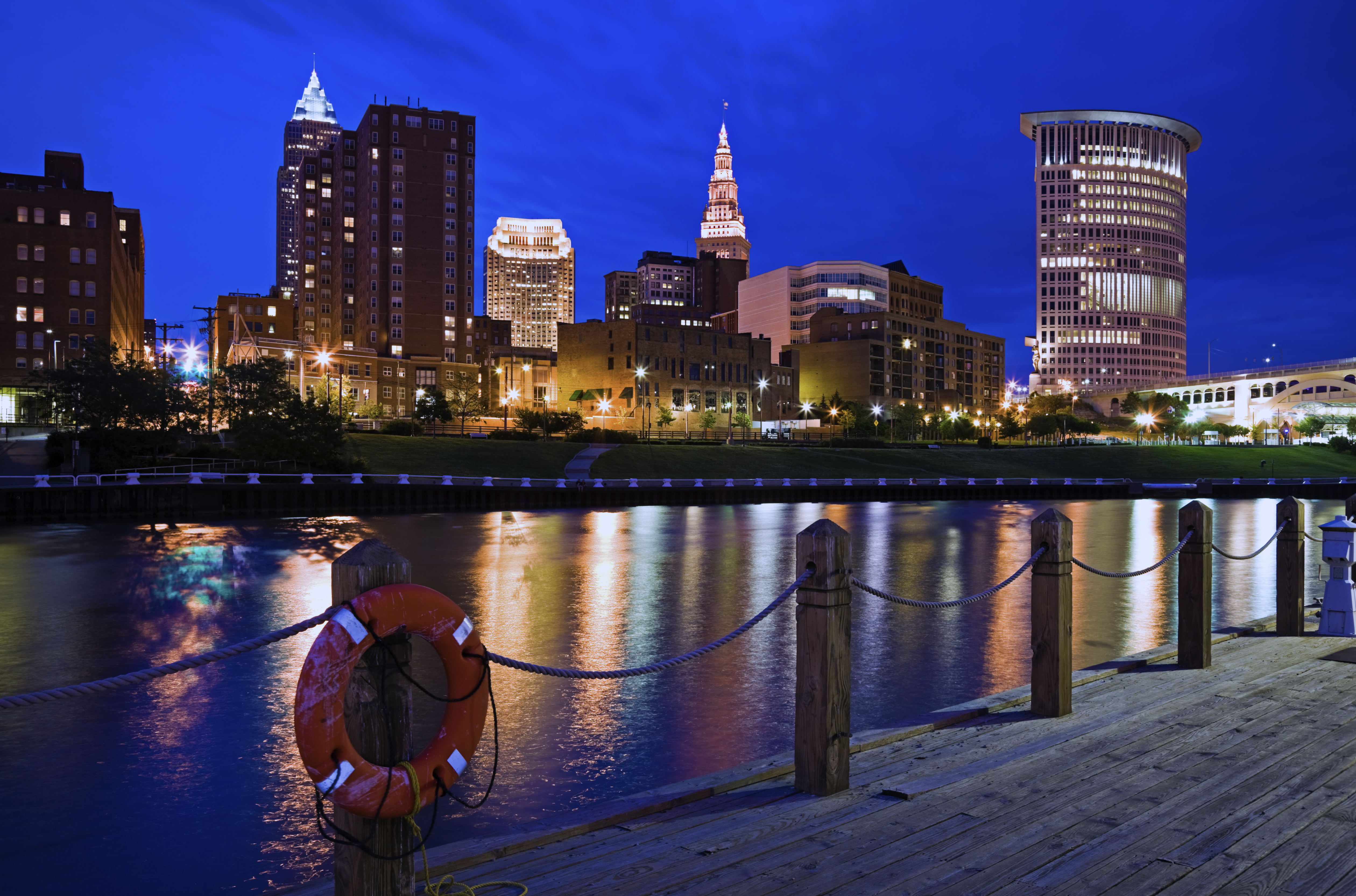 Skyline of Cleveland 