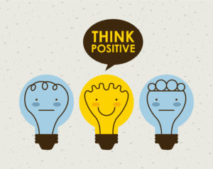 Light Bulb - Think Positive 