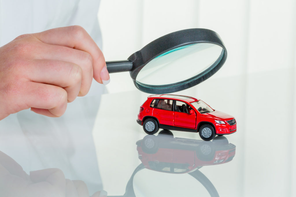 Car Being Inspected